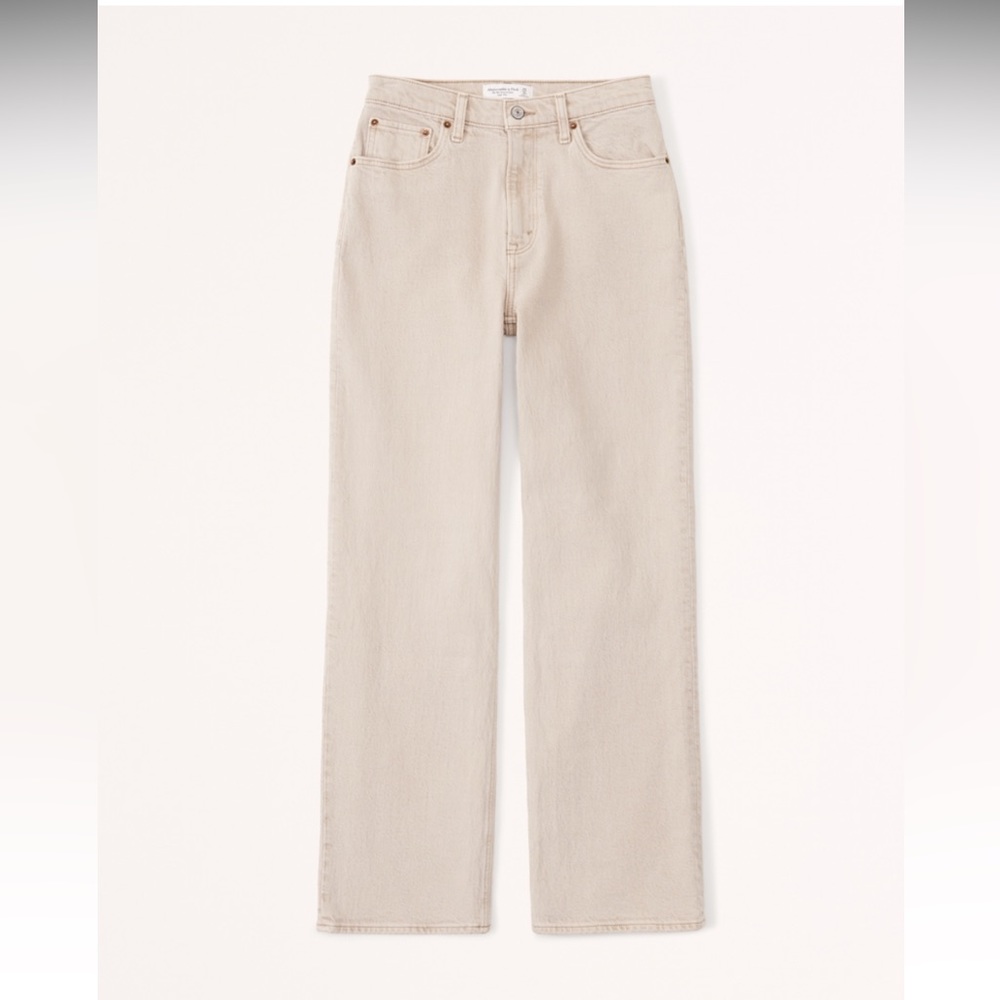 Abercrombie & Fitch Curve Love High Rise 90’s Relaxed Jeans